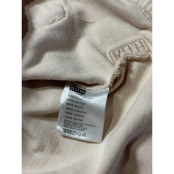Kith Hoodie Light pink‎ Salmon Size XS Long Fit - Picture 4 of 6